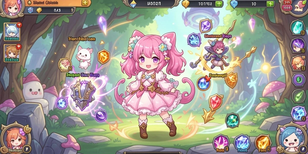 Gameplay yang seru dengan berbagai tantangan menantang.