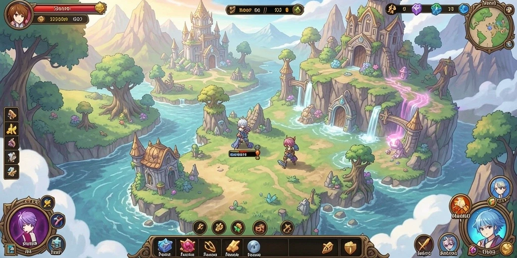 Mode multiplayer yang memungkinkan interaksi langsung.